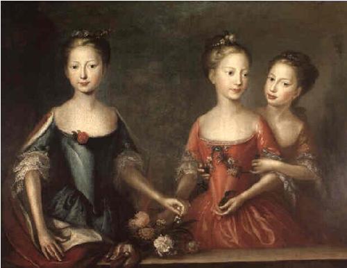Martin Maingaud The daughters of George II oil painting picture